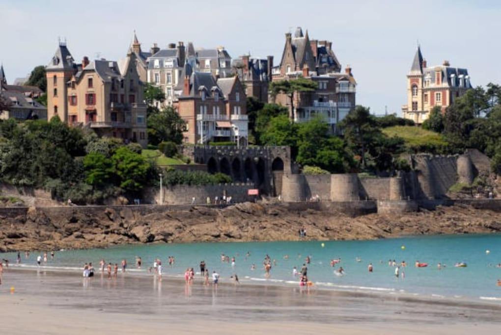 Dinard : Loft De 175 M² - A 150 M De La Plage Kültér fotó